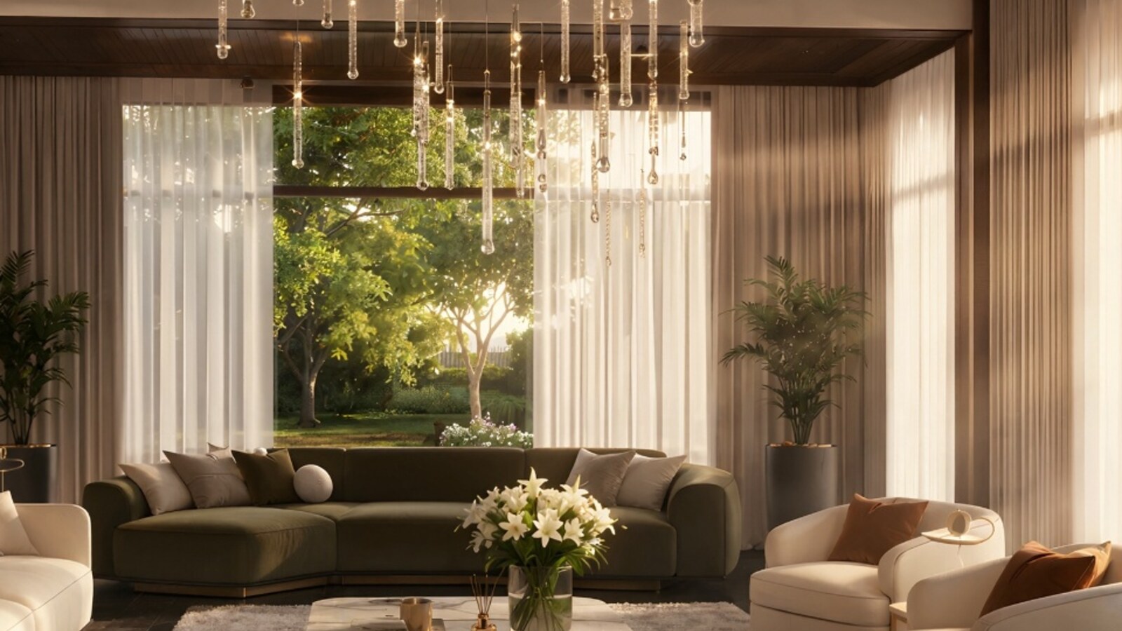Interior living room — before and after 2× upscale — after